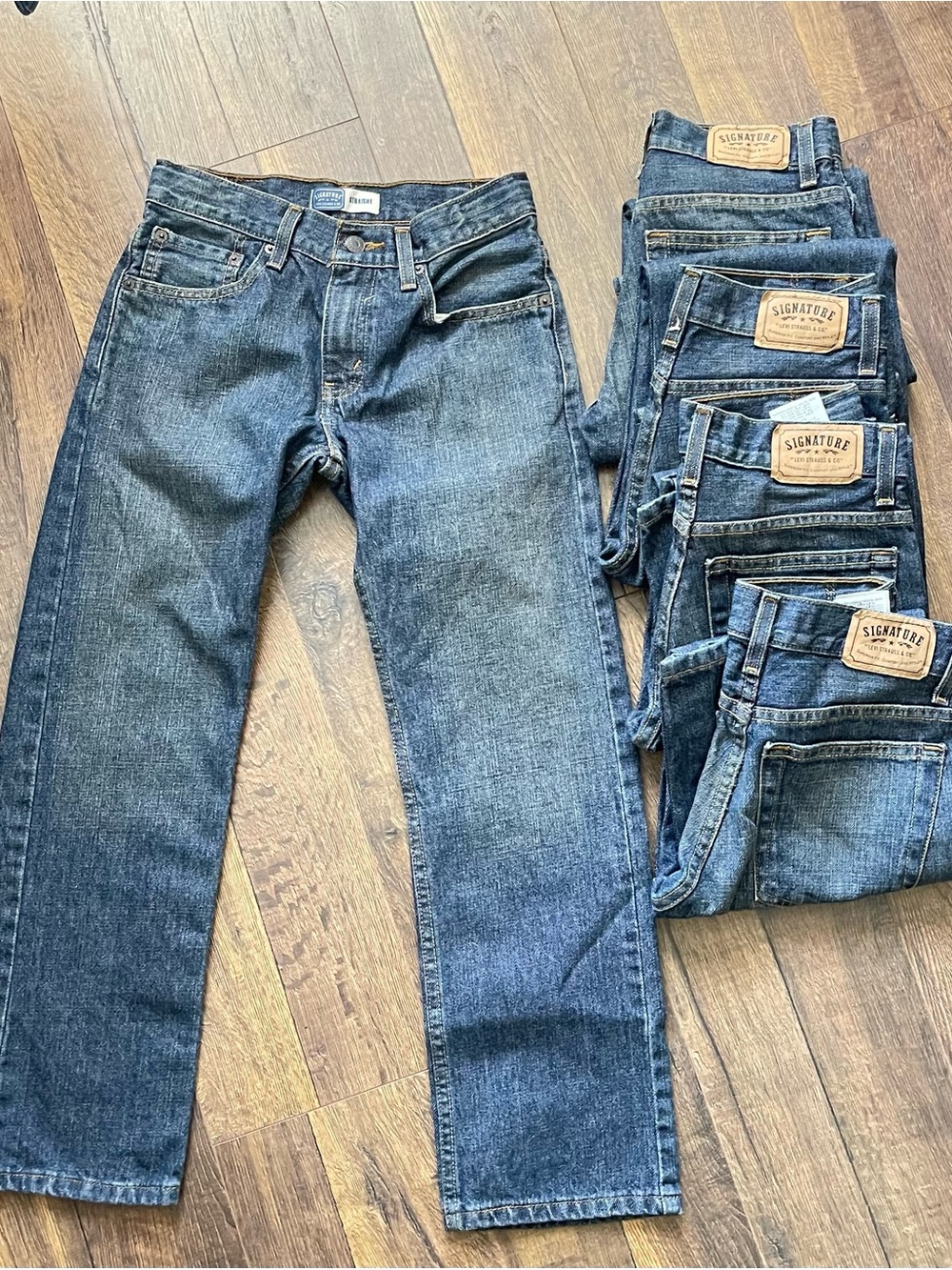 Lot of 5 Boys Levi’s Classic Blue Denim Jeans - Signature size 10